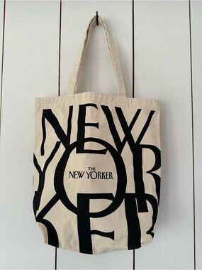 The New Yorker Canvas Tote Bag NWOT